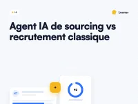 Comparaison entre un agent IA de sourcing et le recrutement classique sur la vitesse, le coût et la qualité