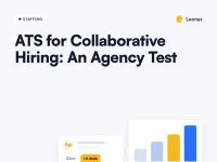 Agency-client collaborative hiring test for an ATS client portal