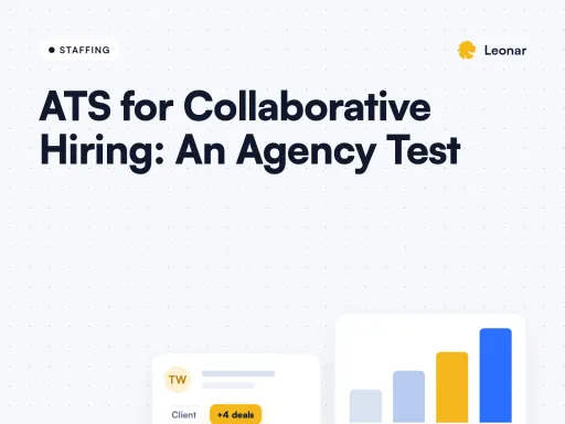 Agency-client collaborative hiring test for an ATS client portal