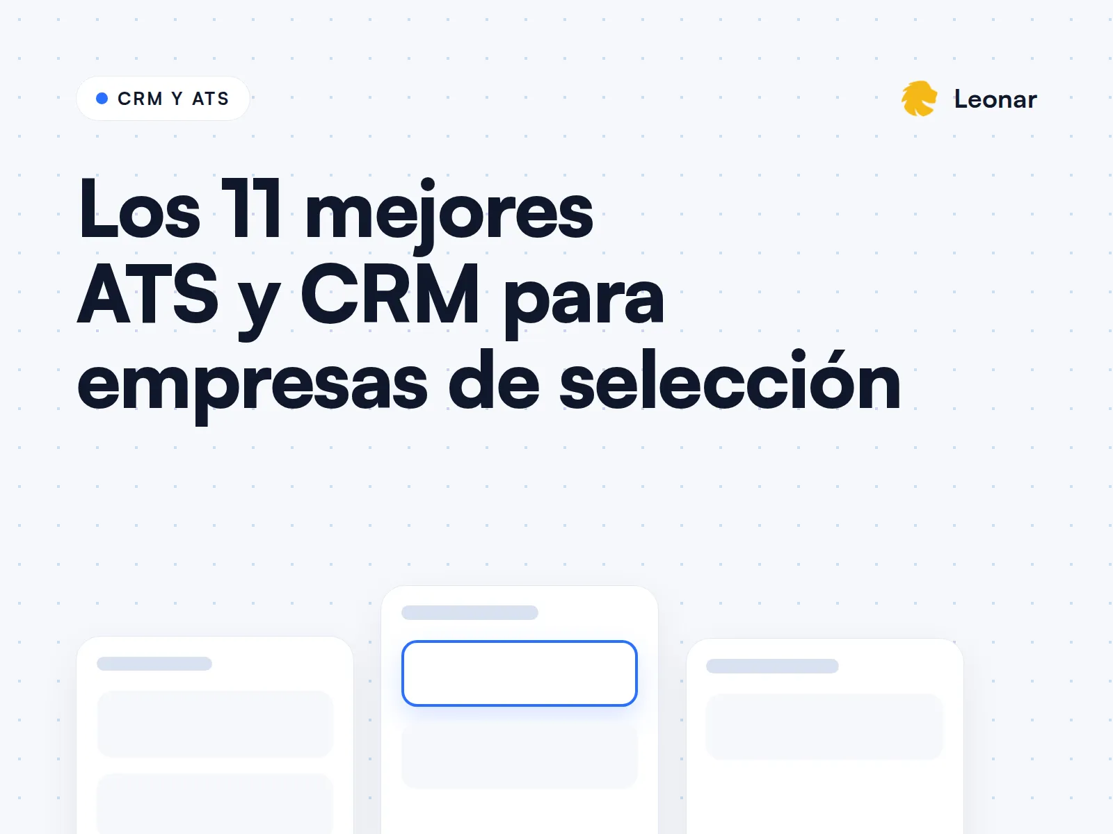 Comparativa de software ATS y CRM para empresas de selección de personal y staffing