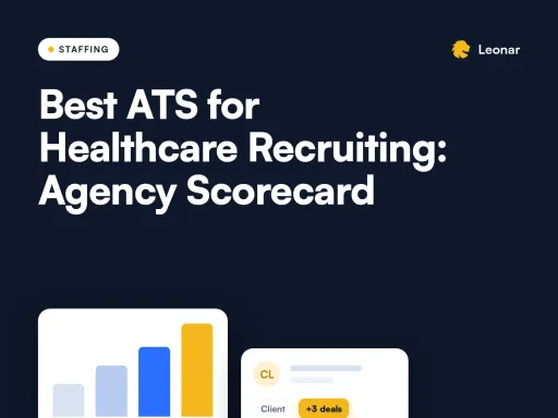 Healthcare recruiting ATS buying scorecard for a physician placement agency