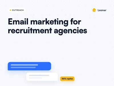Recruitment agency email marketing program across client and candidate segments