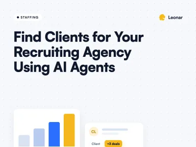 Recruiting agency using AI agents to find and win new clients through automated targeting and outreach