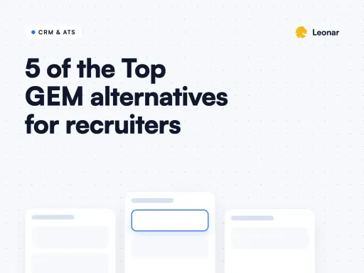 5 of the Top GEM alternatives for recruiters