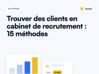 Équipe d'un cabinet de recrutement analysant des stratégies d'acquisition clients sur un tableau de bord