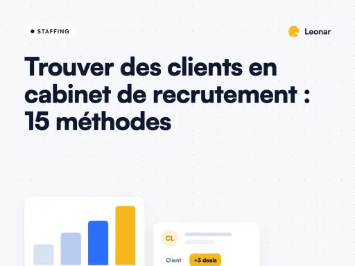 Équipe d'un cabinet de recrutement analysant des stratégies d'acquisition clients sur un tableau de bord