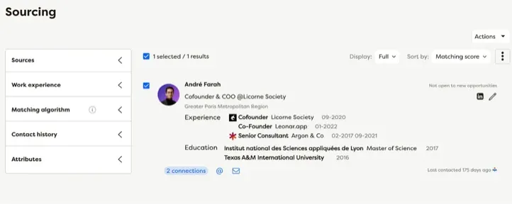 Professionelles Profil von André Farah, Mitgründer der Licorne Society