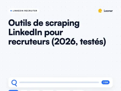 Workflow Leonar de recherche, revue de liste et validation utilisateur