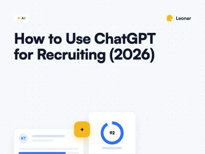 How to use ChatGPT for recruiting ?