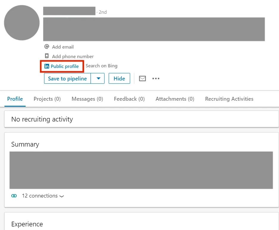 Comment envoyer une demande de connexion à partir de LinkedIn Recruiter ?
