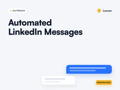 Recruiter setting up automated LinkedIn messages in an outreach sequence