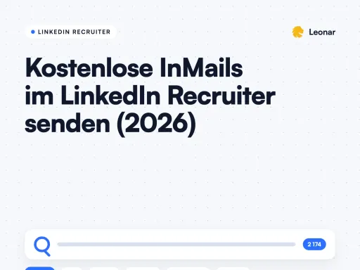 LinkedIn Recruiter InMail-Credits: die offizielle E-Mail-Option