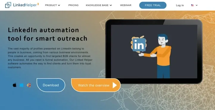 Outil d'automatisation LinkedIn pour la prospection commerciale B2B