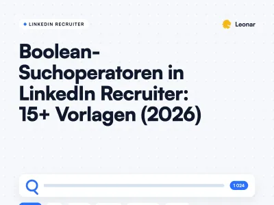 Boolean-Suchoperatoren in LinkedIn Recruiter mit Vorlagen für Recruiter