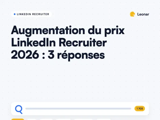 Workflow Leonar de recherche, revue de liste et validation utilisateur