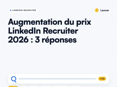 Workflow Leonar de recherche, revue de liste et validation utilisateur