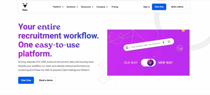 Loxo recruiting outreach platform for recruiters
