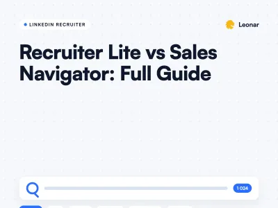 Linkedin Sales Navigator vs Recruiter Lite