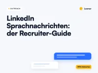 Leonar Desktop-Inbox nimmt eine LinkedIn Sprachnachricht für einen Kandidaten auf