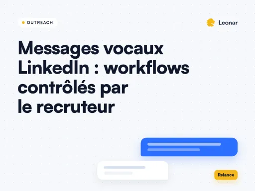 Visuel de couverture : Messages vocaux LinkedIn, le guide du recruteur