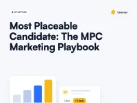 Agency recruiter marketing a most placeable candidate to hiring managers