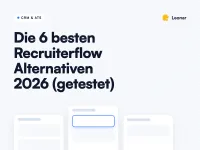 Beste Recruiterflow Alternativen und Konkurrenten 2026 im Vergleich