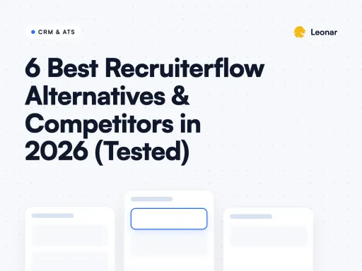 Best Recruiterflow alternatives and competitors compared in 2026