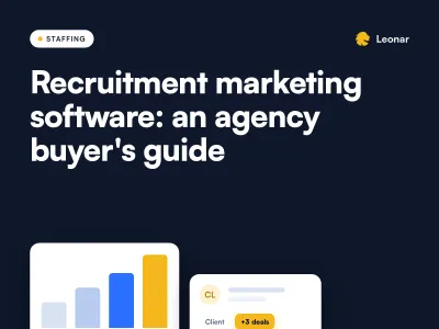 Recruitment marketing software for agencies comparing candidate nurture and client business development workflows