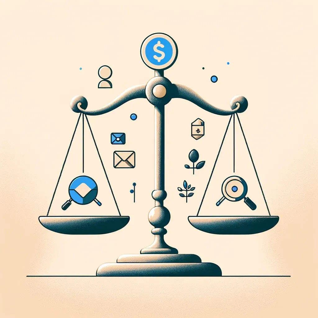 Balance entre argent, communication, croissance et recherche