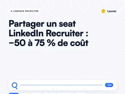 Workflow Leonar de recherche, revue de liste et validation utilisateur