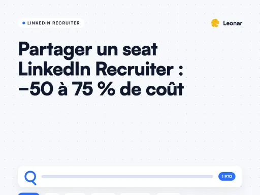 Workflow Leonar de recherche, revue de liste et validation utilisateur