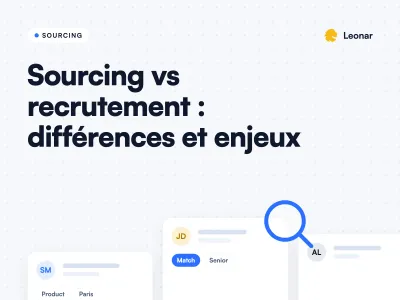 Différences entre sourcing et recrutement pour les équipes RH