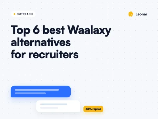Top 6 best Waalaxy alternatives for recruiters