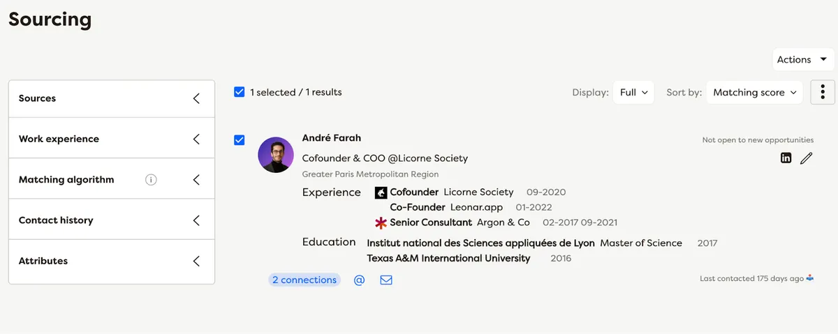 Profil professionnel d'André Farah, cofondateur de Licorne Society